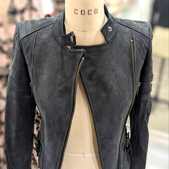 Wilfred Bobine Leather Moto Jacket - Picture 8 of 8